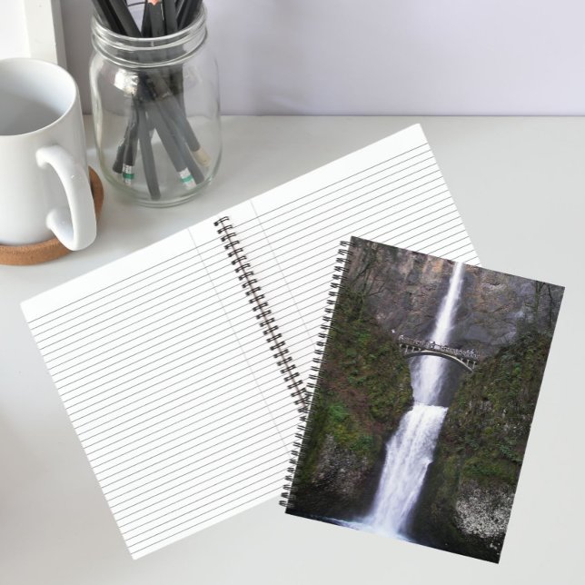 Carnet Paysage pittoresque des chutes Multnomah (In Situ)