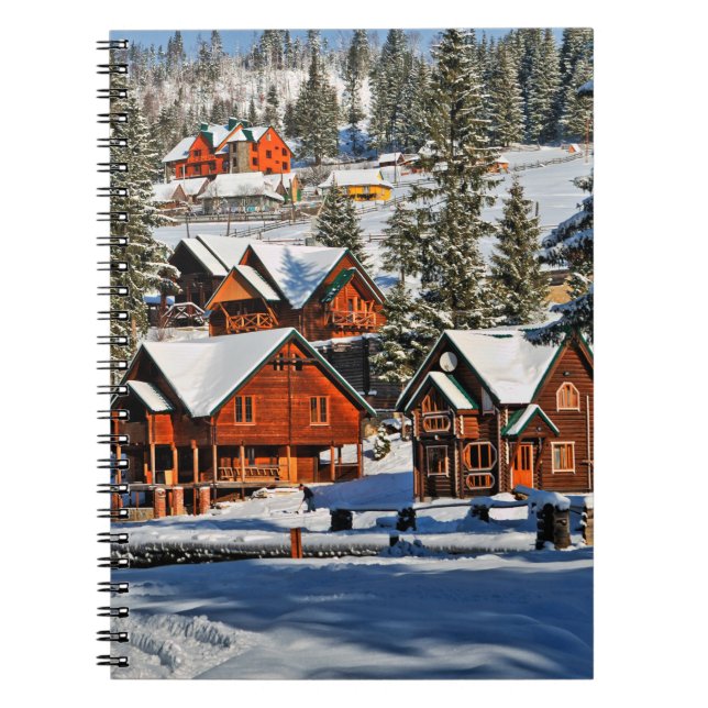 Carnet Paysage, ski, neige, hiver, actif, air, froid, (Devant)