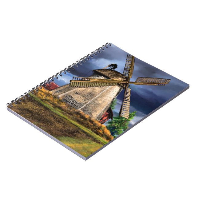 Carnet paysager de Pays-Bas Windmill (Côté gauche)