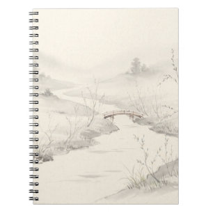 Carnet Paysages brumeux Sumi-e japonais