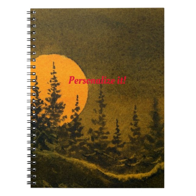 Carnet Paysages de la nuit de campagne; chasse ou moisson (Devant)