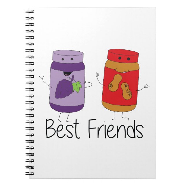 Carnet PB et J Best Friends Pb et J BFF Dessin (Devant)