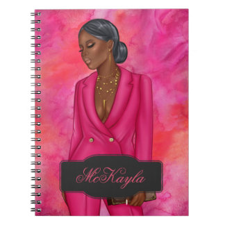 Carnet PDG afro-américain personnalisée Boss Woman