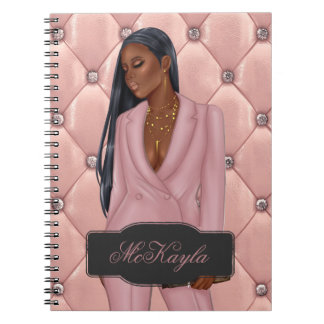 Carnet PDG afro-américain personnalisée Boss Woman
