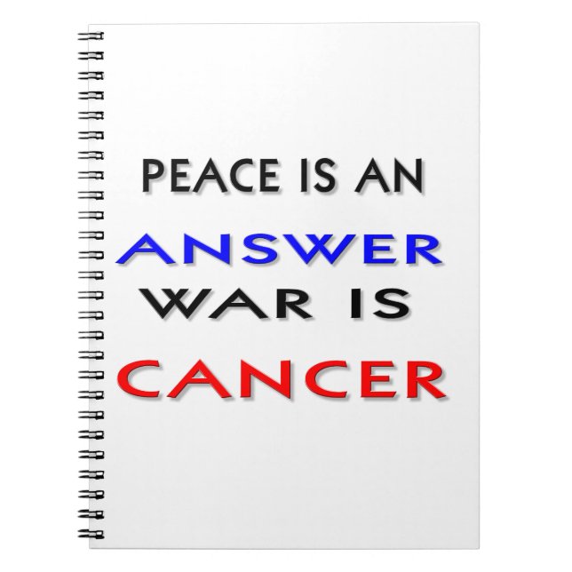 Carnet Peace (Devant)