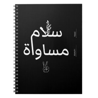 Carnet Peace and Equality saying Social Justice Warriors