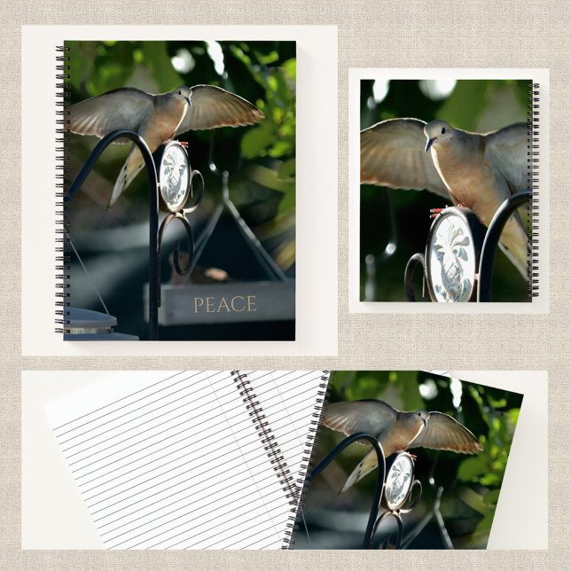 Carnet Peace Dove diffuse des ailes photographiques (Créateur téléchargé)