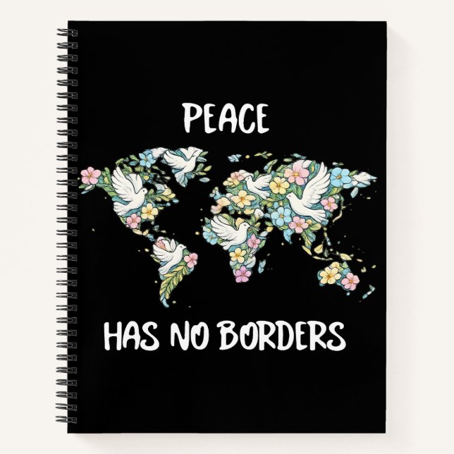 Carnet Peace Has No Borders (Devant)