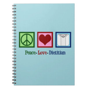 Carnet Peace Love Dietitian
