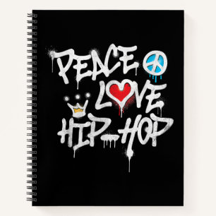 Carnet Peace Love Hip hop Dancing
