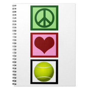 Carnet Peace Love Tennis