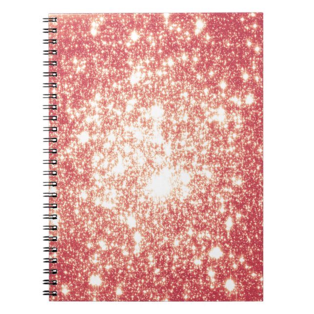Carnet Peach Champagne Stars (Devant)