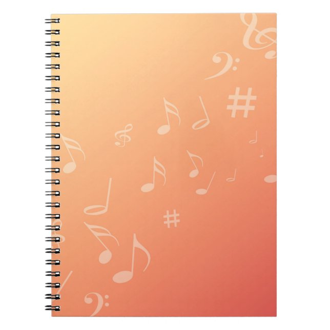 Carnet Peach Music (Devant)