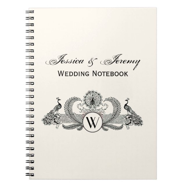 Carnet Peacocks vintages Monogram Ivory BG (Devant)