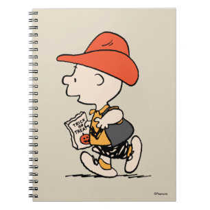 Carnet Peanuts Charlie Brown Cowboy Halloween