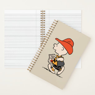 Carnet Peanuts Charlie Brown Cowboy Halloween