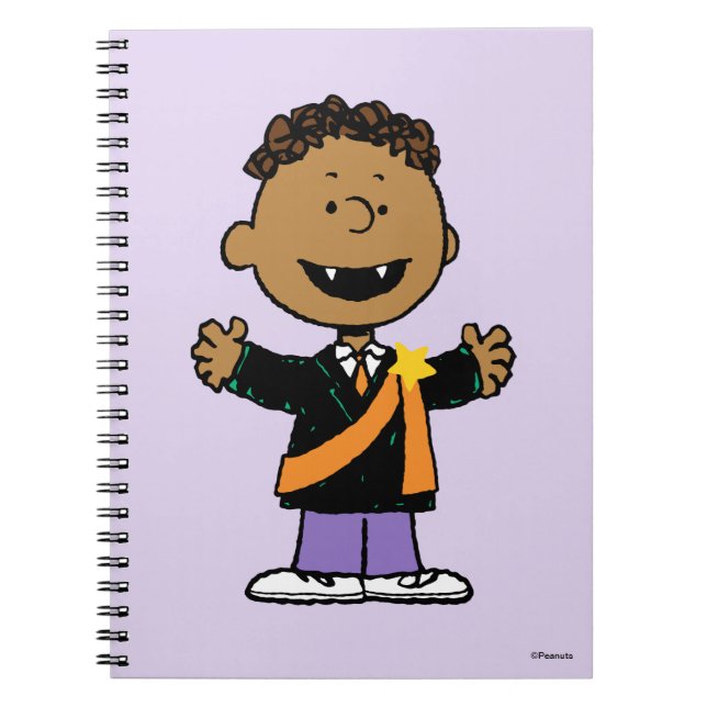 Carnet Peanuts | Franklin Halloween Vampire (Devant)