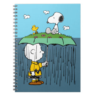 Carnet Peanuts Jour Ensoleillé Jour Pluvieux Moitié & M