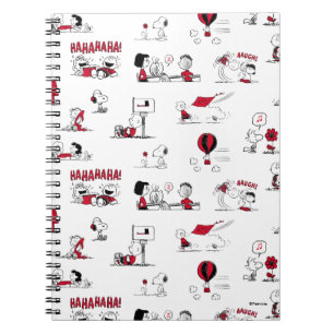 Carnet PEANUTS Motif rouge et noir