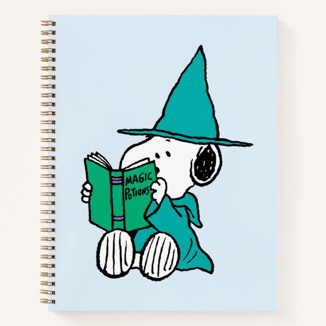 Carnet Peanuts Snoopy Potions Magiques Halloween (Devant)