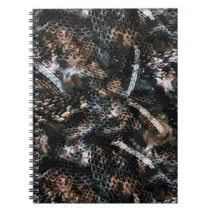 Carnet peau de serpent, cuir