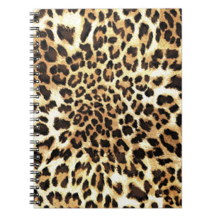 Carnet Peaux de léopard, design motif sans soudure.