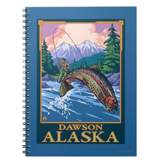 Carnet Pêche à la mouche - Dawson, Alaska (Devant)