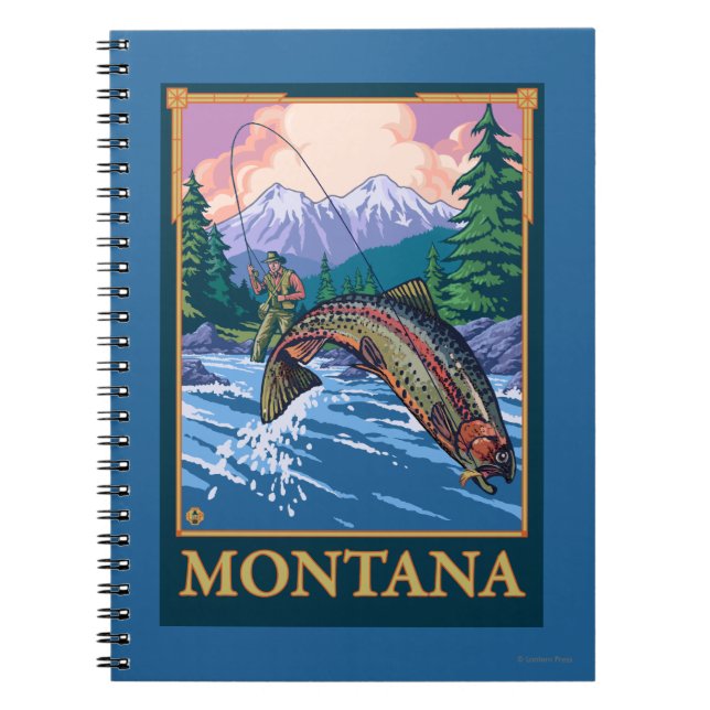 Carnet Pêche à la mouche - Montana (Devant)