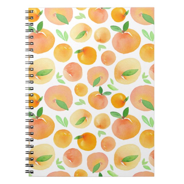 Carnet Pêche à l'aquarelle peinte à la main : sans soudur (Devant)