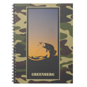 Carnet Pêche et spirale Camo
