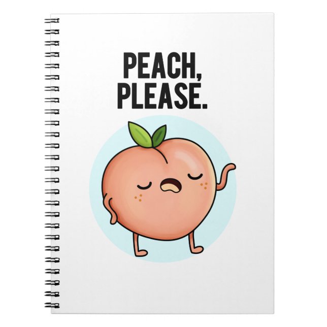 Carnet Pêche s'il vous plaît Punition de fruit drôle  (Devant)