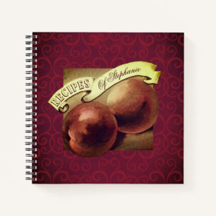 Carnet Pêche Vintage Personnalisée Recettes élégantes Ret