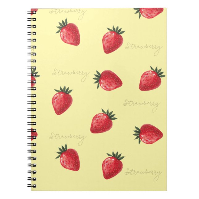 Carnet Pêcher Fraise (Devant)