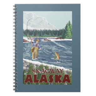 Carnet Pêcheur de mouche - Skagway, Alaska