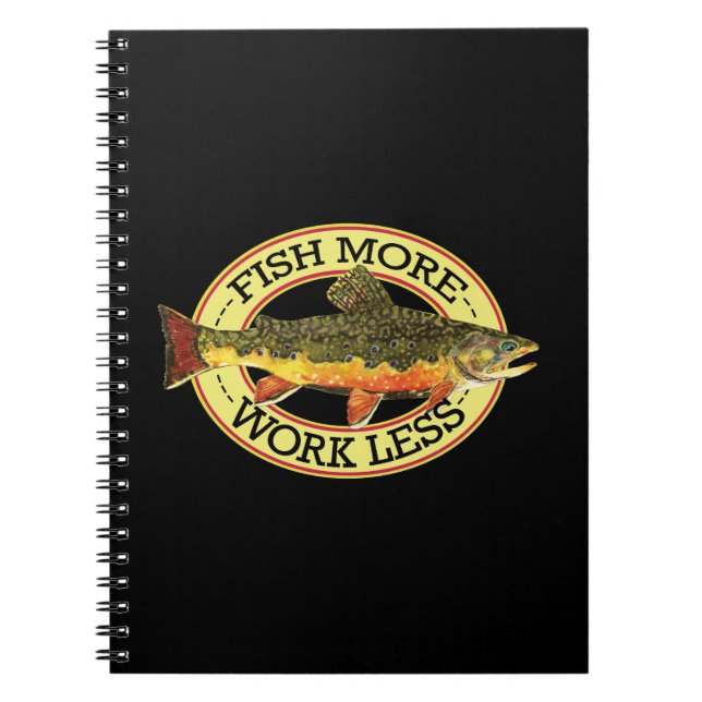 Carnet Pêcheur de mouches à truites de Brook (Devant)