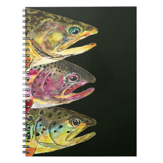 Carnet Pêcheurs de truites (Devant)