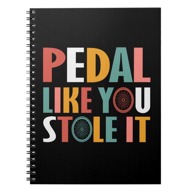 Carnet Pédale Comme Vous L'Avez Volé - Amateurs De Vélo (Devant)