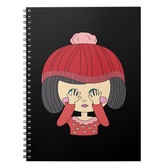 Carnet Peekaboo Girl Sloth Design (Devant)