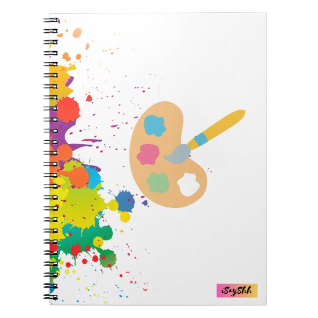 Carnet peinture à éclat (Devant)