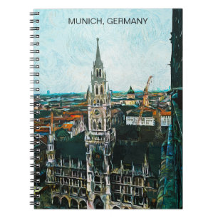 Carnet Peinture à huile colorée Munich Allemagne