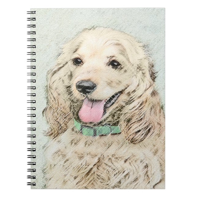 Carnet Peinture à la boule de Cocker Spaniel - Art origin (Devant)