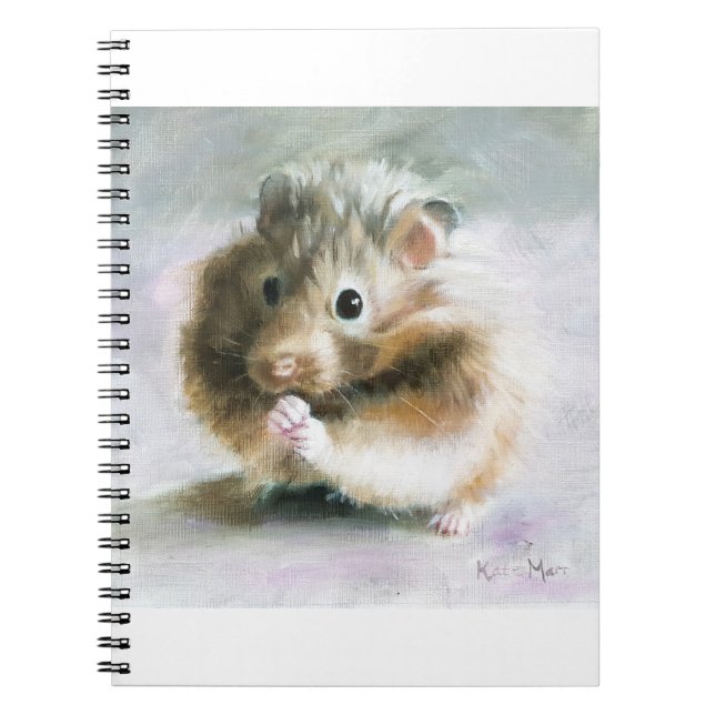 Carnet Peinture à l'huile de hamster (Devant)
