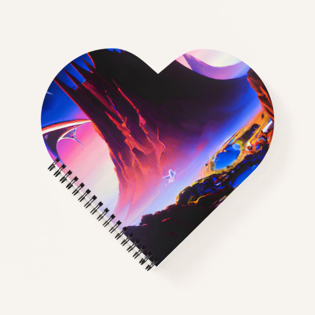 Carnet Peinture à l'huile Dream World (Devant)