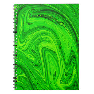 Carnet Peinture à l'huile verte abstrait arrière - plan. 
