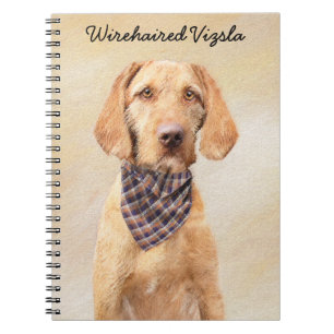 Carnet Peinture à poils durs Vizsla - Jolie Art Original