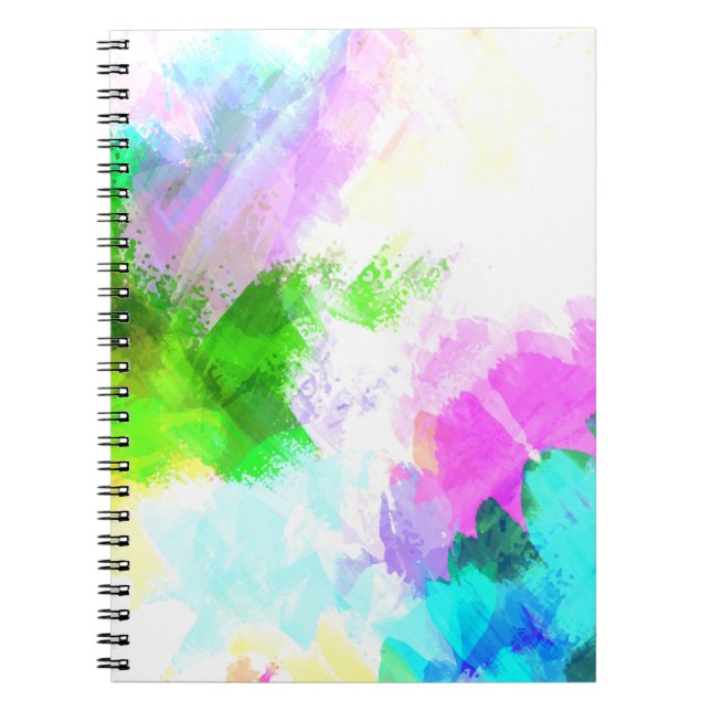 Carnet peinture Abstraite à l'aquarelle (Devant)