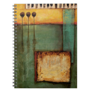 Carnet Peinture Abstraite avec touches de piano