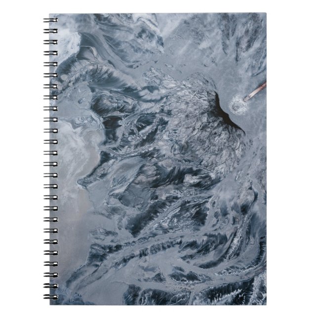 Carnet Peinture abstraite grise (Devant)