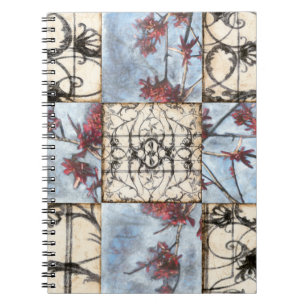 Carnet Peinture abstraite lambrissée de Scrollwork
