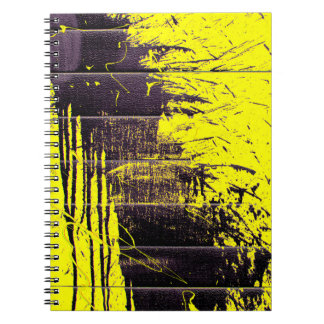 Carnet Peinture abstraite noire goutte sur un oeil brilla